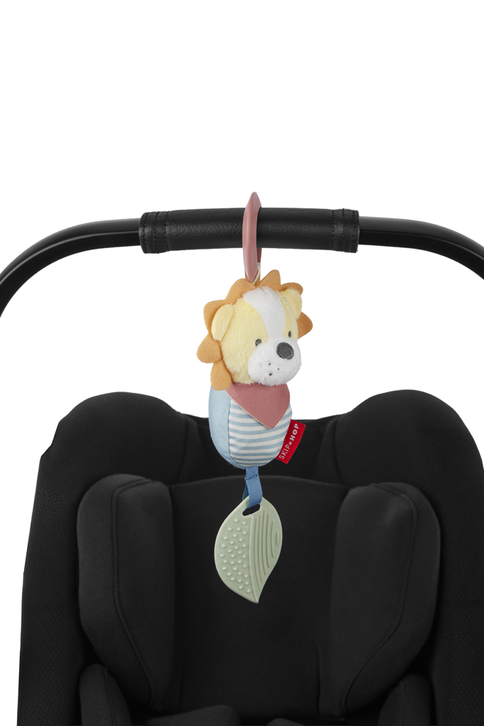 SKIP HOP Hračka závesná s hryzátkom Bandana Buddies Lev 0m+