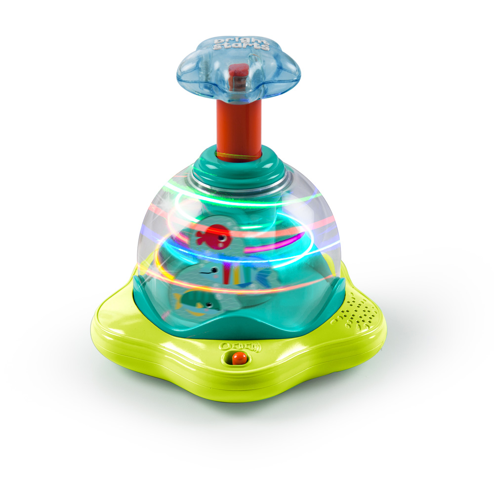 BRIGHT STARTS Hračka hudobná svietiaca Press&amp;Glow Spinner 6m+