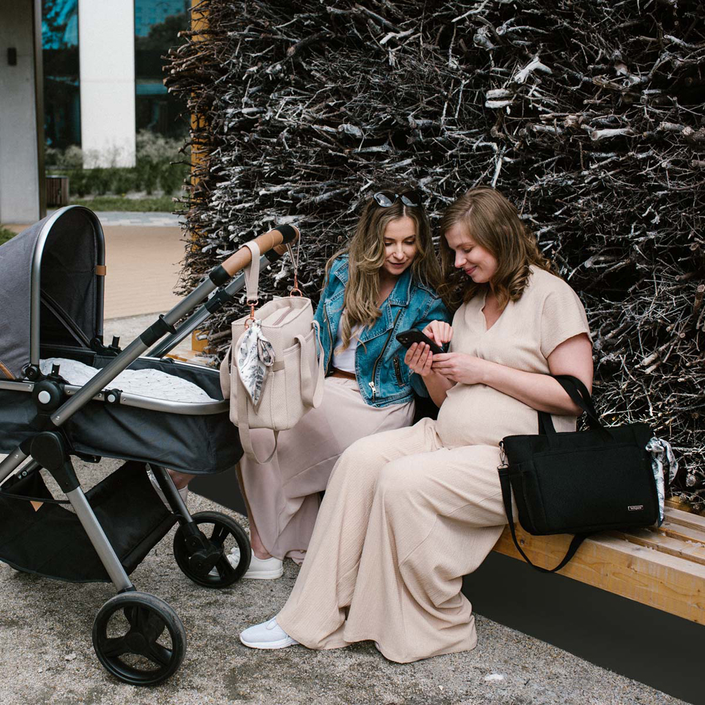 BABYONO Taška prebaľovacia Carmen - black