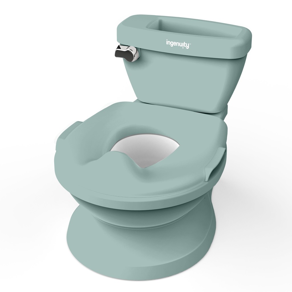 INGENUITY Nočník/toaleta detská so zvukom My Size™ zelená