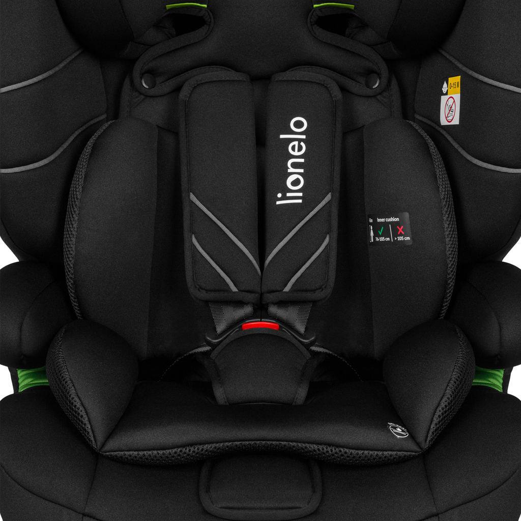 LIONELO Autosedačka Levi One i-Size (76-150 cm) Black Carbon