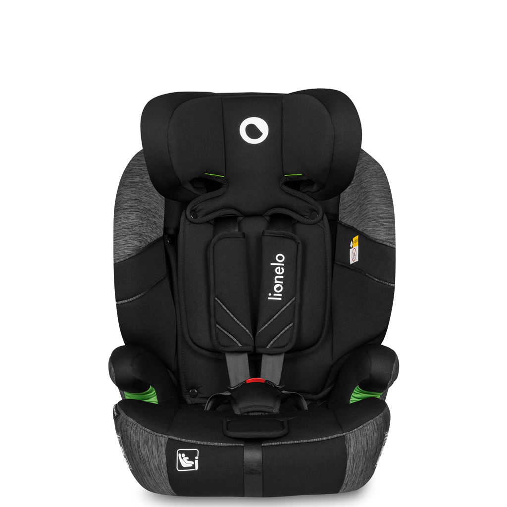 LIONELO Autosedačka Levi One i-Size (76-150 cm) Black Grey