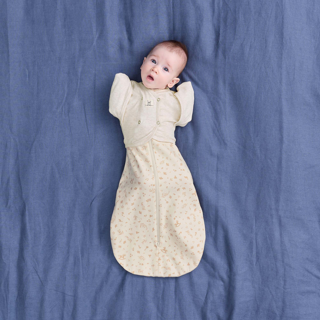 ERGOPOUCH Zavinovačka a pytel na spanie 2v1 Cocoon Lullaby  0-3m, 3-6kg, 1,0tog