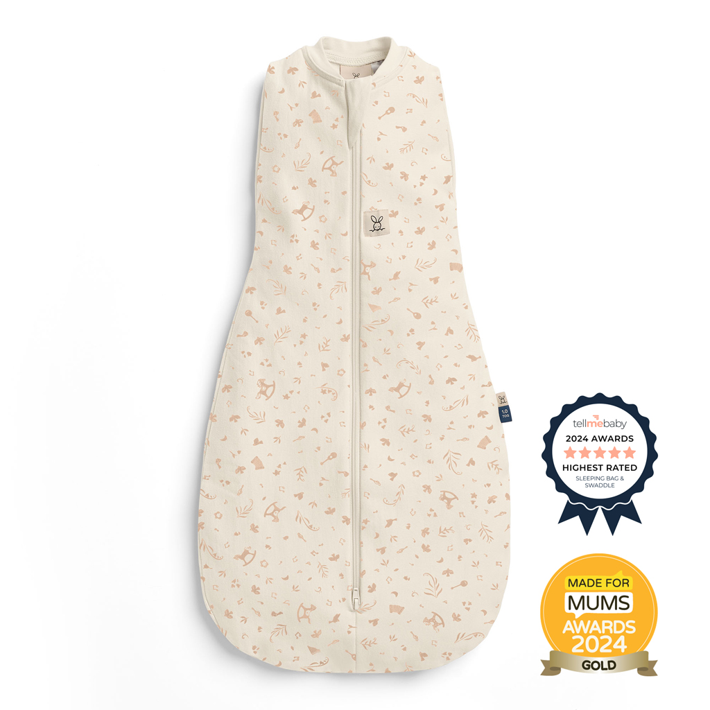 ERGOPOUCH Zavinovačka a pytel na spanie 2v1 Cocoon Lullaby  3-6m, 6-8kg, 1,0tog