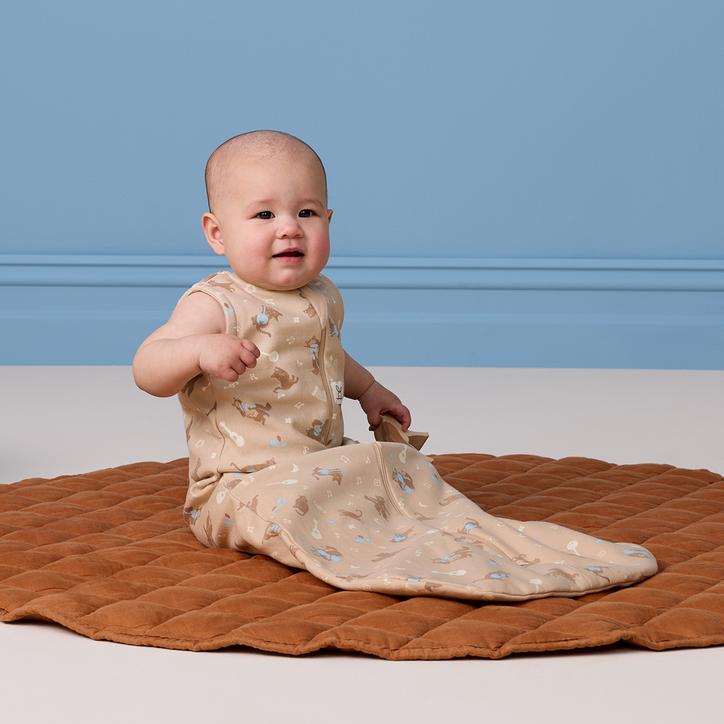 ERGOPOUCH Vak na spanie organická bavlna Jersey Melody 8-24m, 8-14kg, 1,0tog