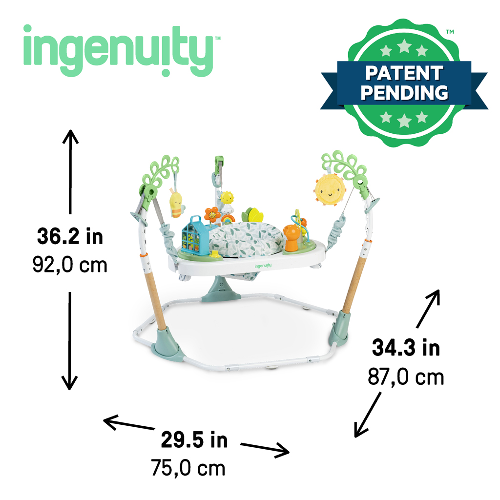 INGENUITY Aktivitné centrum so skákadlom a stolíkom 3v1 PlayStage™, 6m+