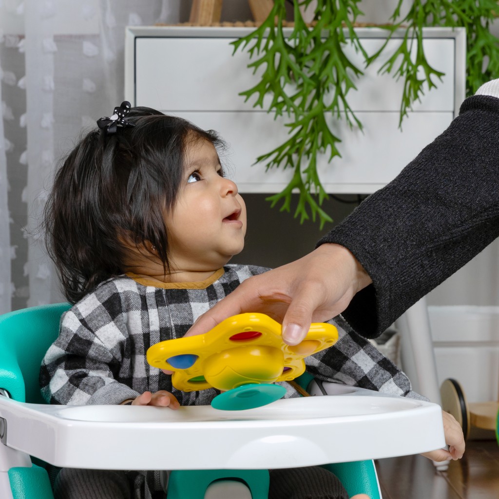 BABY EINSTEIN Hračka aktívna s prísavkou Pop &amp; Glow Starfish™ 6m+