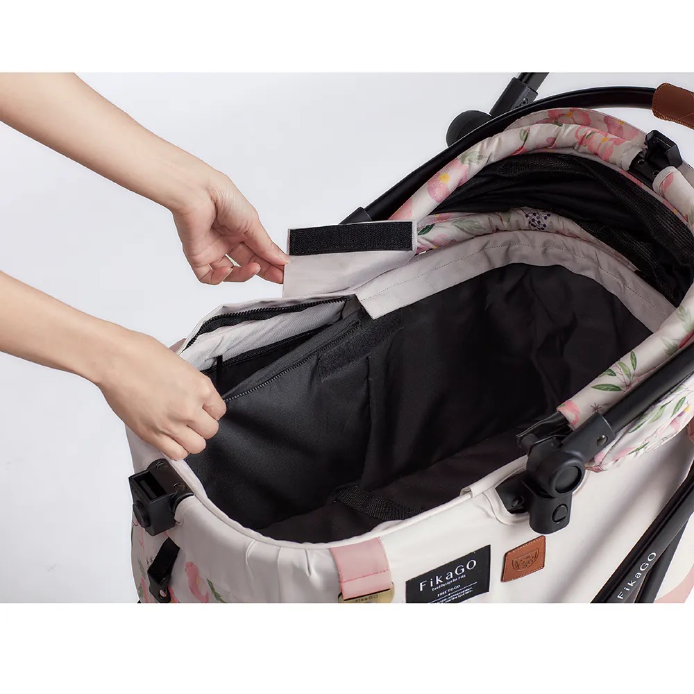 FIKAGO Kočík pre mačky / psov Flytta Plus Grey Husky