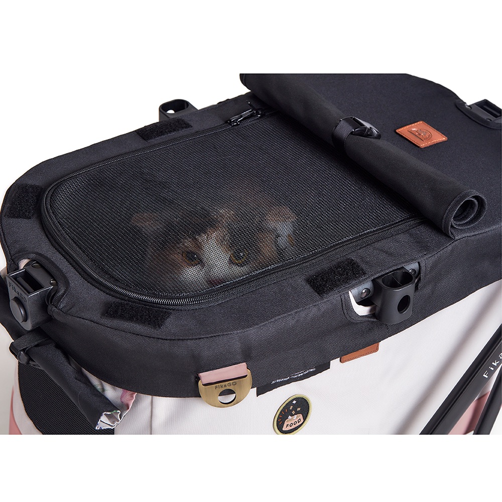 FIKAGO Kočík pre mačky / psov Flytta Plus Grey Husky