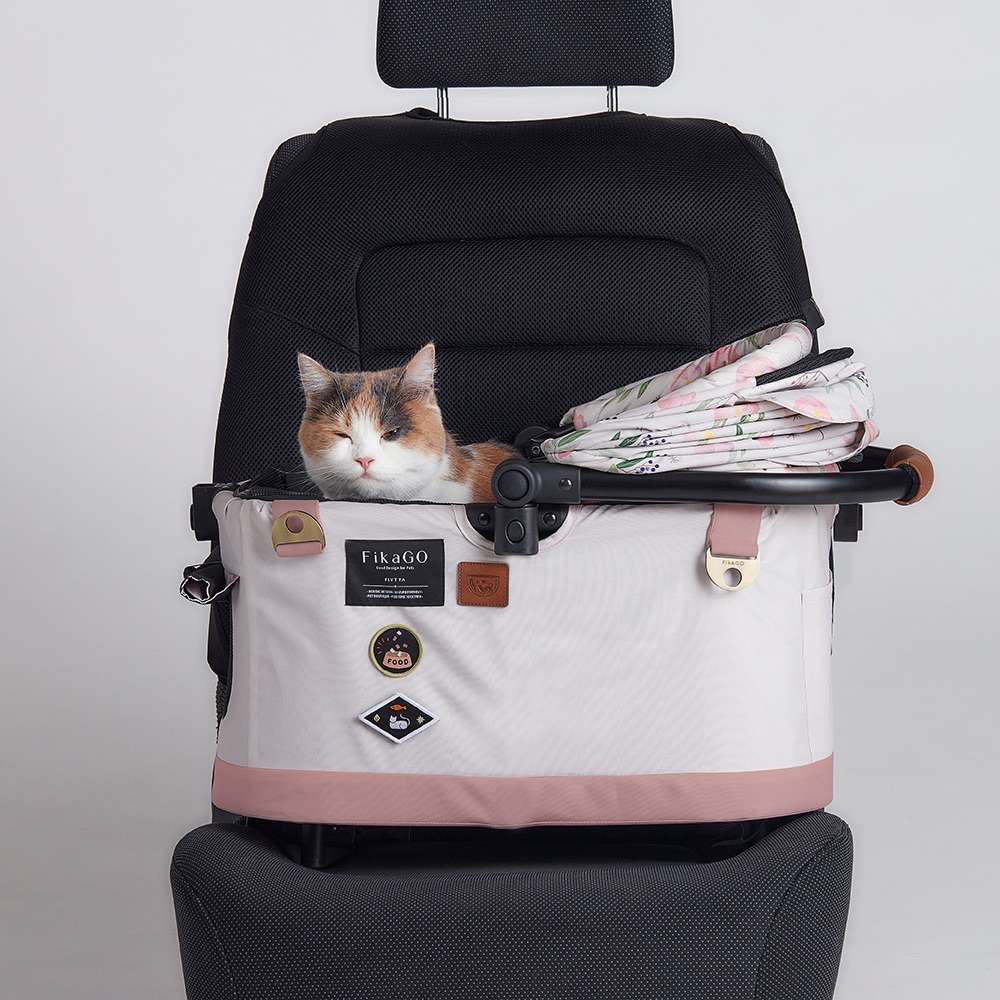 FIKAGO Kočík pre mačky / psov Flytta Plus Grey Husky