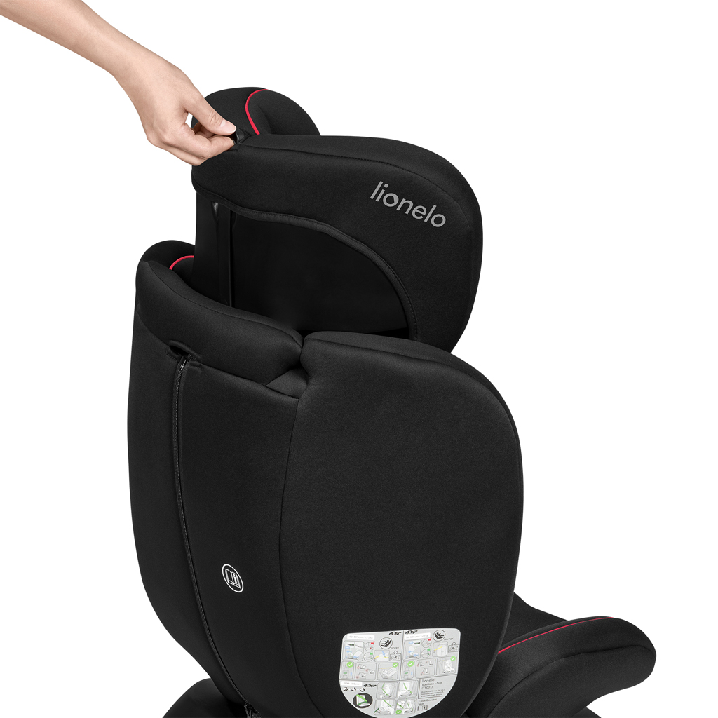 LIONELO Autosedačka Bastiaan i-Size (40-150 cm) Black Red