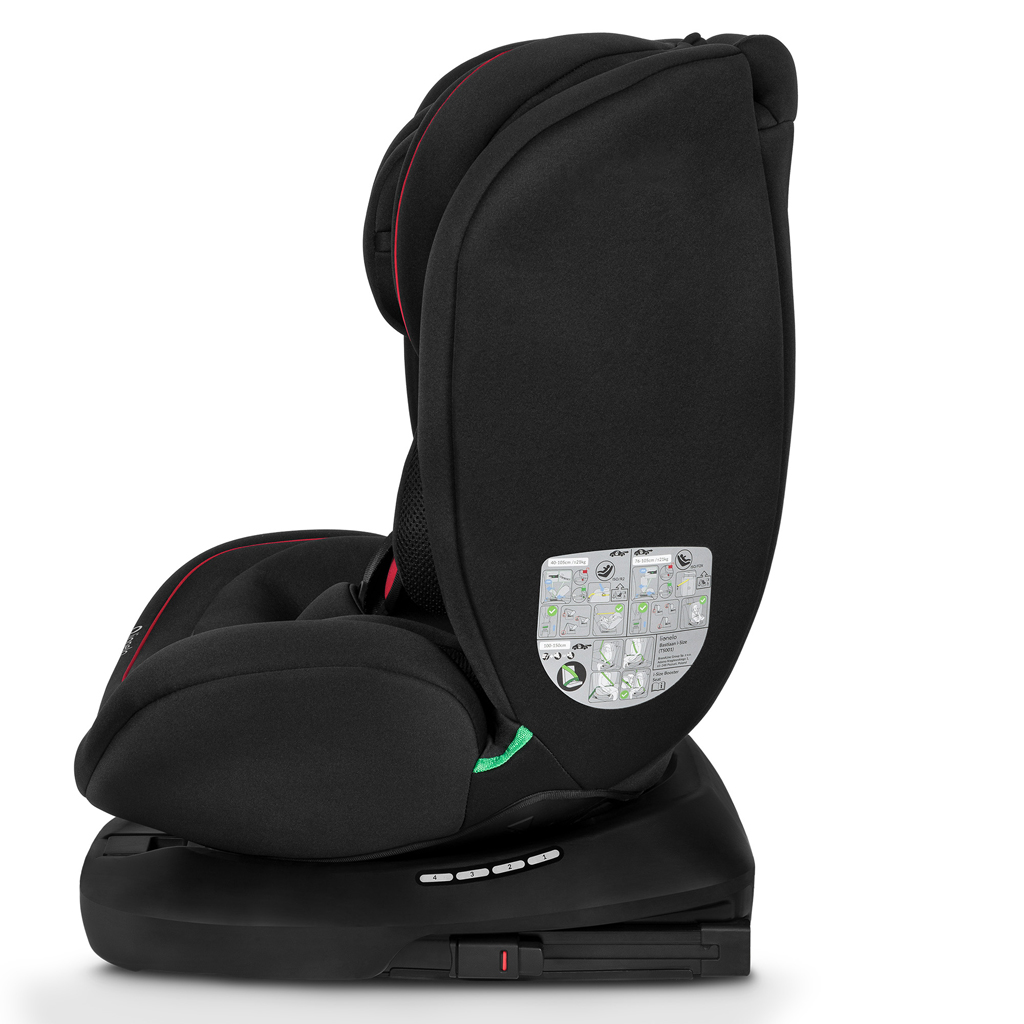 LIONELO Autosedačka Bastiaan i-Size (40-150 cm) Black Red