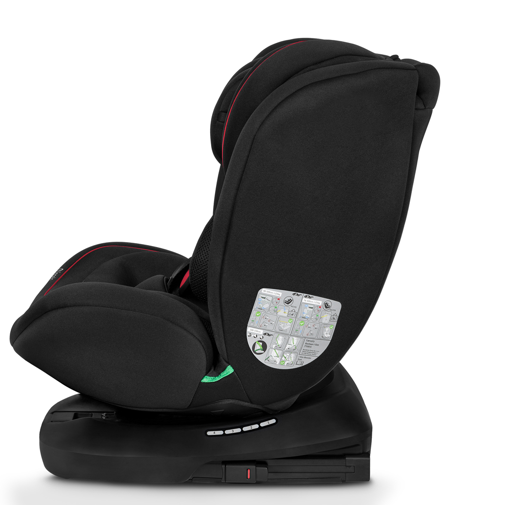 LIONELO Autosedačka Bastiaan i-Size (40-150 cm) Black Red