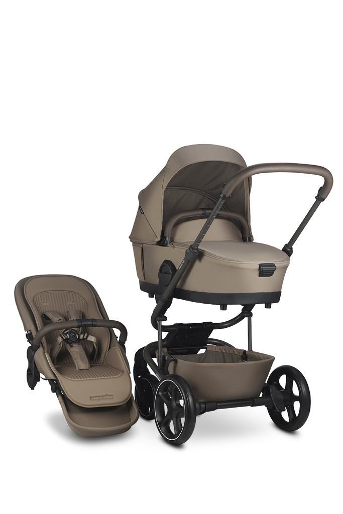 EASYWALKER Set XL kočík kombinovaný Harvey NXT s príslušenstvom Mocha Brown