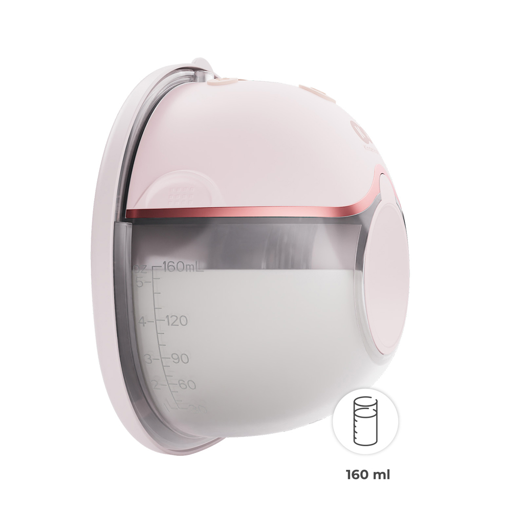 KINDERKRAFT Odsávačka mlieka Single Hands-free Mamaflow Pink + CHICCO Vložky do podprsenky 30ks