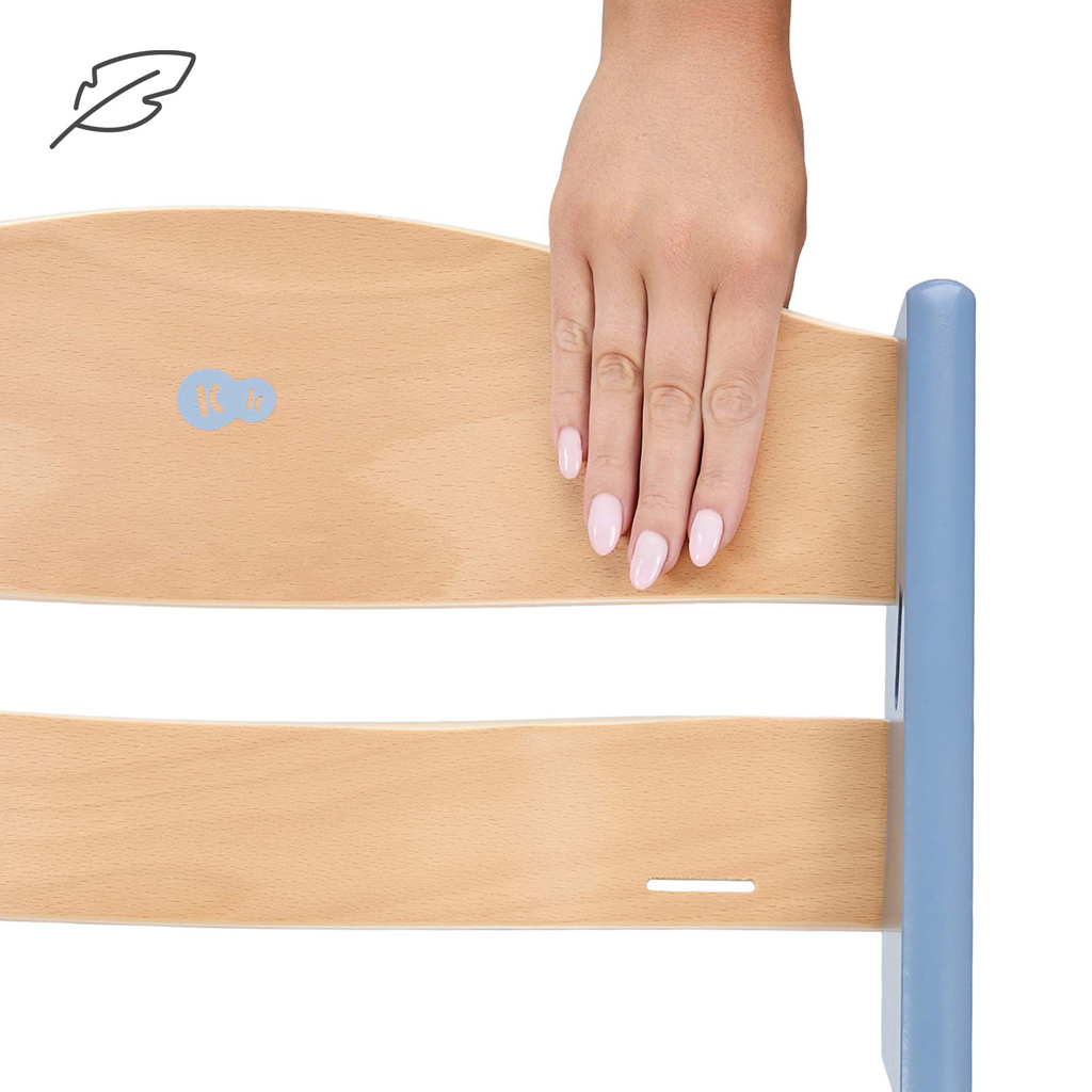 KINDERKRAFT Stolička jedálenská Nordic Breeze s vankúšom