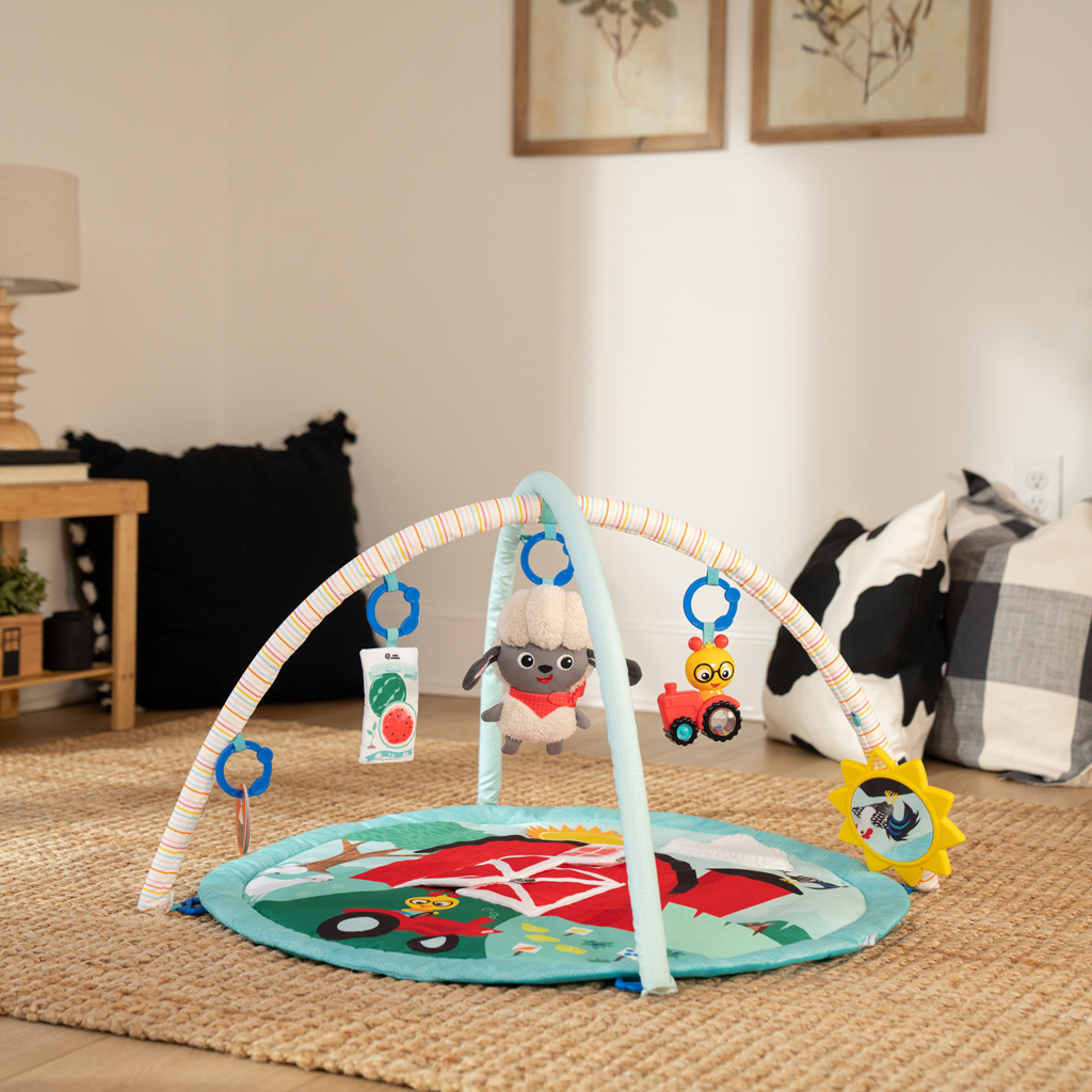 BABY EINSTEIN Deka na hranie pre rozvoj motoriky a zmyslov Happy Harvest™ Touch &amp; Feel, 0m+