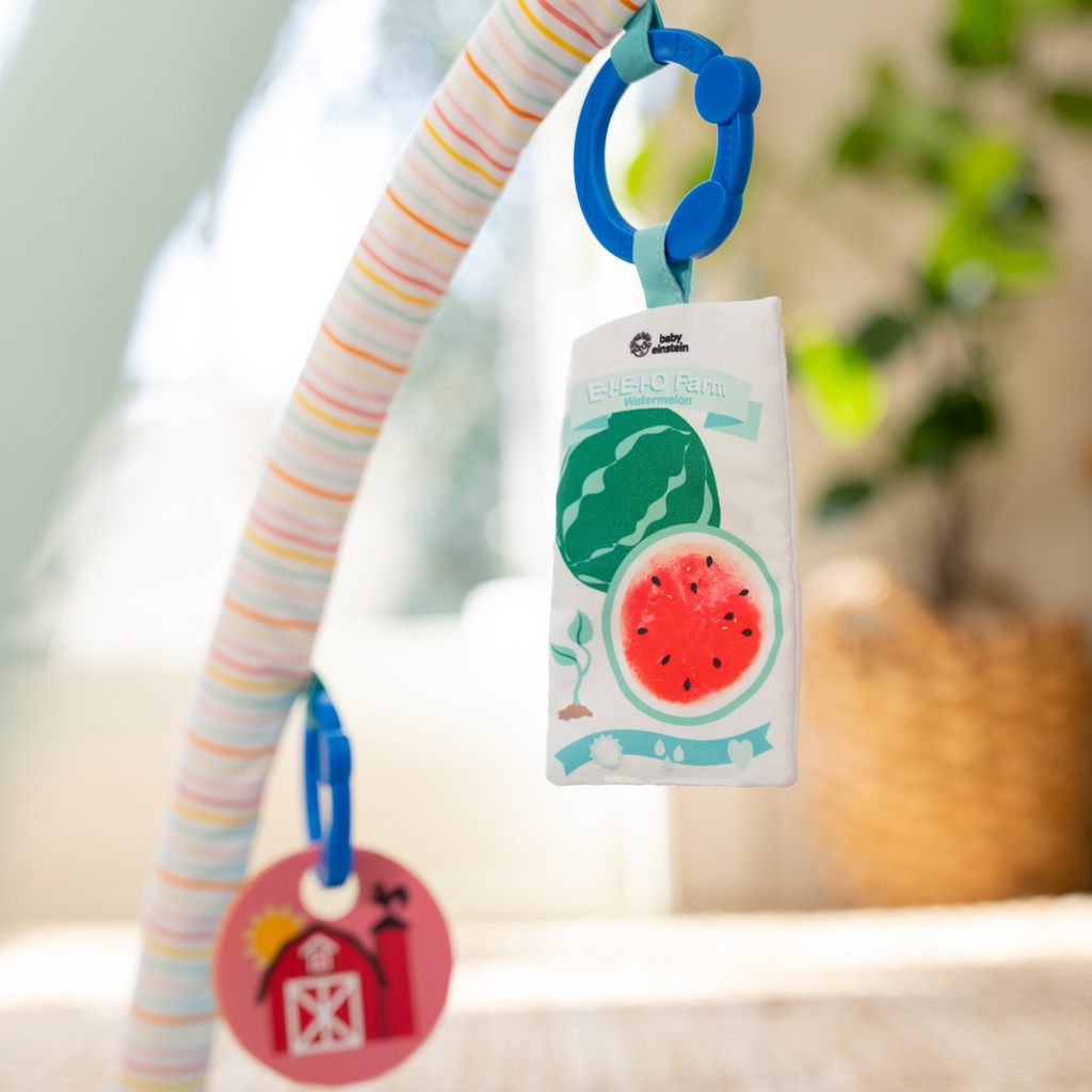 BABY EINSTEIN Deka na hranie pre rozvoj motoriky a zmyslov Happy Harvest™ Touch &amp; Feel, 0m+