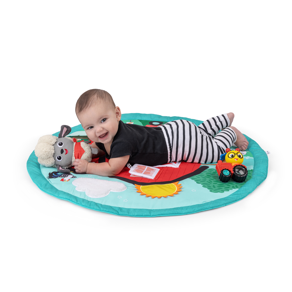 BABY EINSTEIN Deka na hranie pre rozvoj motoriky a zmyslov Happy Harvest™ Touch &amp; Feel, 0m+