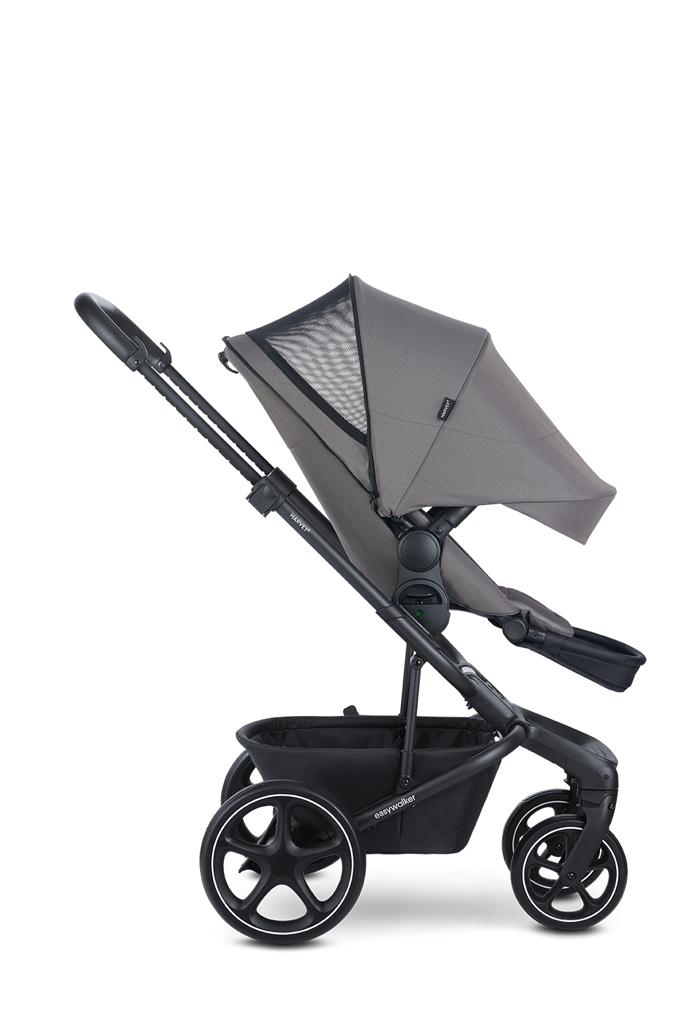EASYWALKER SET Kočík 4v1 Harvey⁵ 2v1 Pebble Grey LITE RWS + CYBEX Aton B2 i-Size + základňa