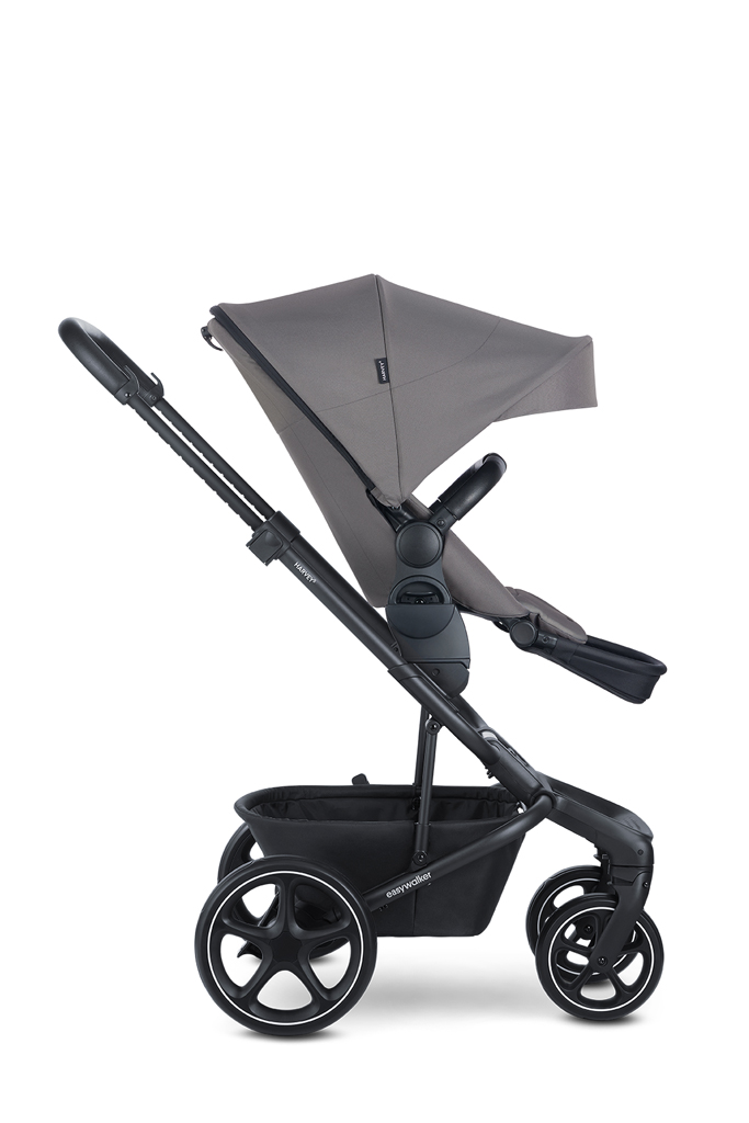 EASYWALKER SET Kočík 4v1 Harvey⁵ 2v1 Pebble Grey LITE RWS + CYBEX Aton B2 i-Size + základňa