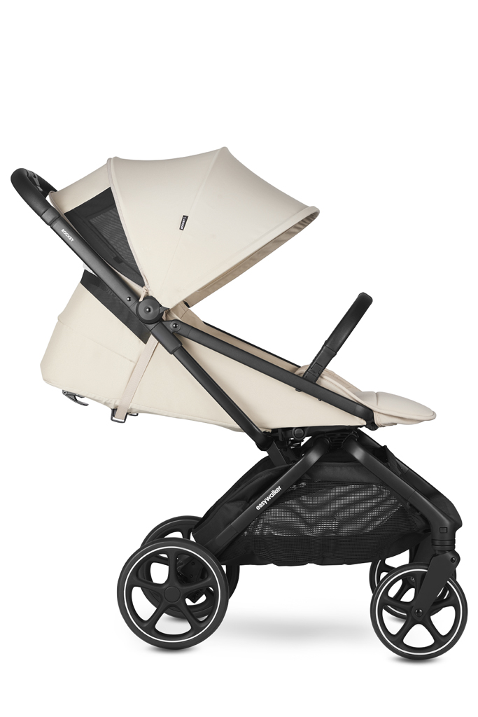 EASYWALKER SET Kočík kombinovaný 4v1 Rockey L Bright Taupe + CYBEX Aton B2 i-Size + základňa
