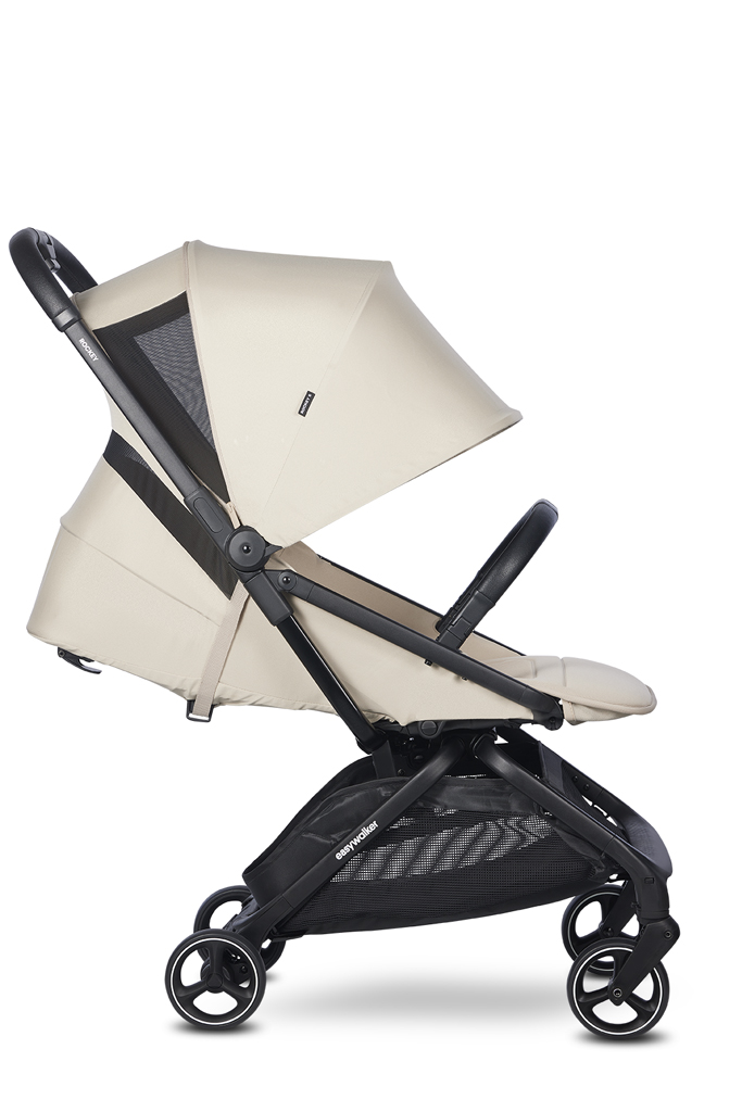 EASYWALKER SET Kočík kombinovaný 4v1 Rockey S Bright Taupe + CYBEX Aton B2 i-Size + základňa