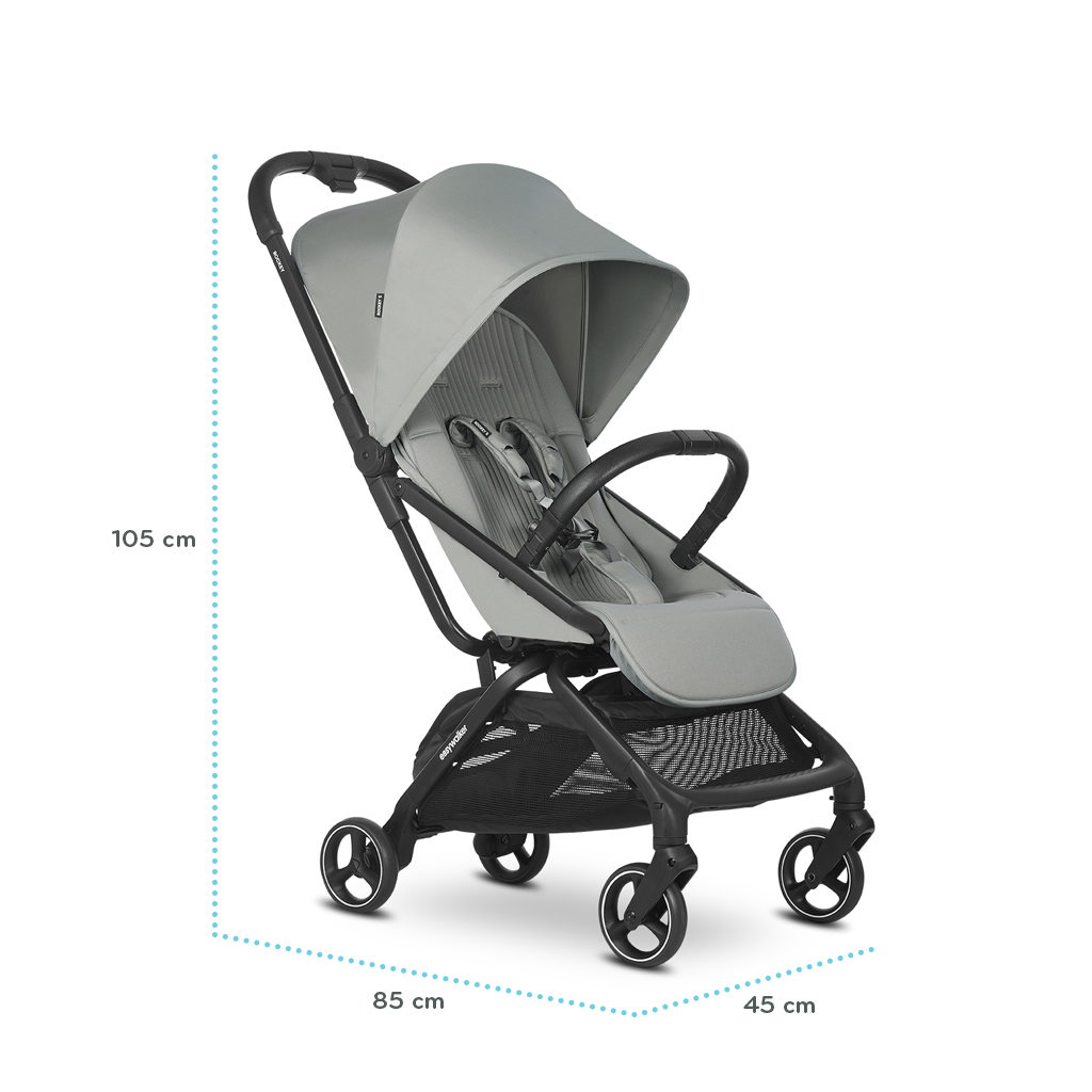 EASYWALKER SET Kočík kombinovaný 4v1 Rockey S Fresh Green + CYBEX Aton B2 i-Size + základňa