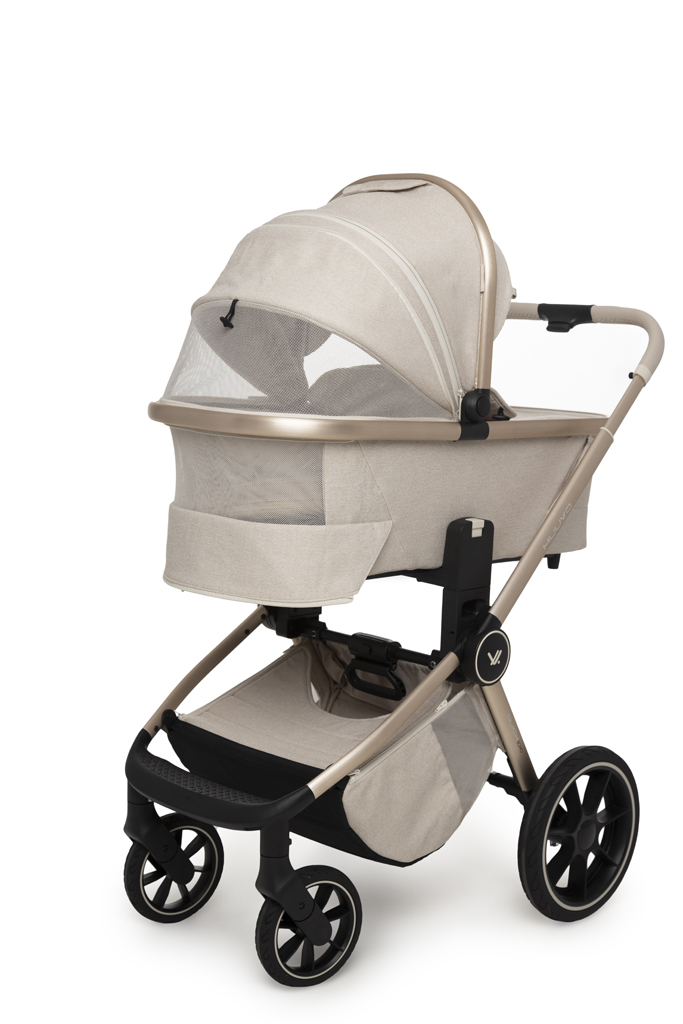 MUUVO SET Kočík 4v1 Quick Boho Beige set + CBX By CYBEX Aton B2 i-Size + základňa