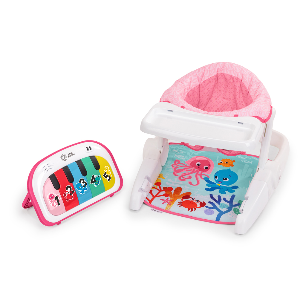 BABY EINSTEIN Sedák interaktívny 4v1 Tappin Tunes™ Learn-to-Sit™, 4m+