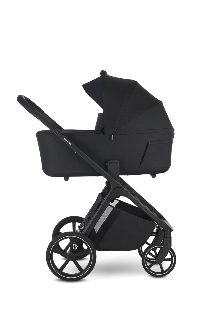 EASYWALKER Set kočík 2v1 Zoey Go Pure Black XXL Limited s príslušenstvom