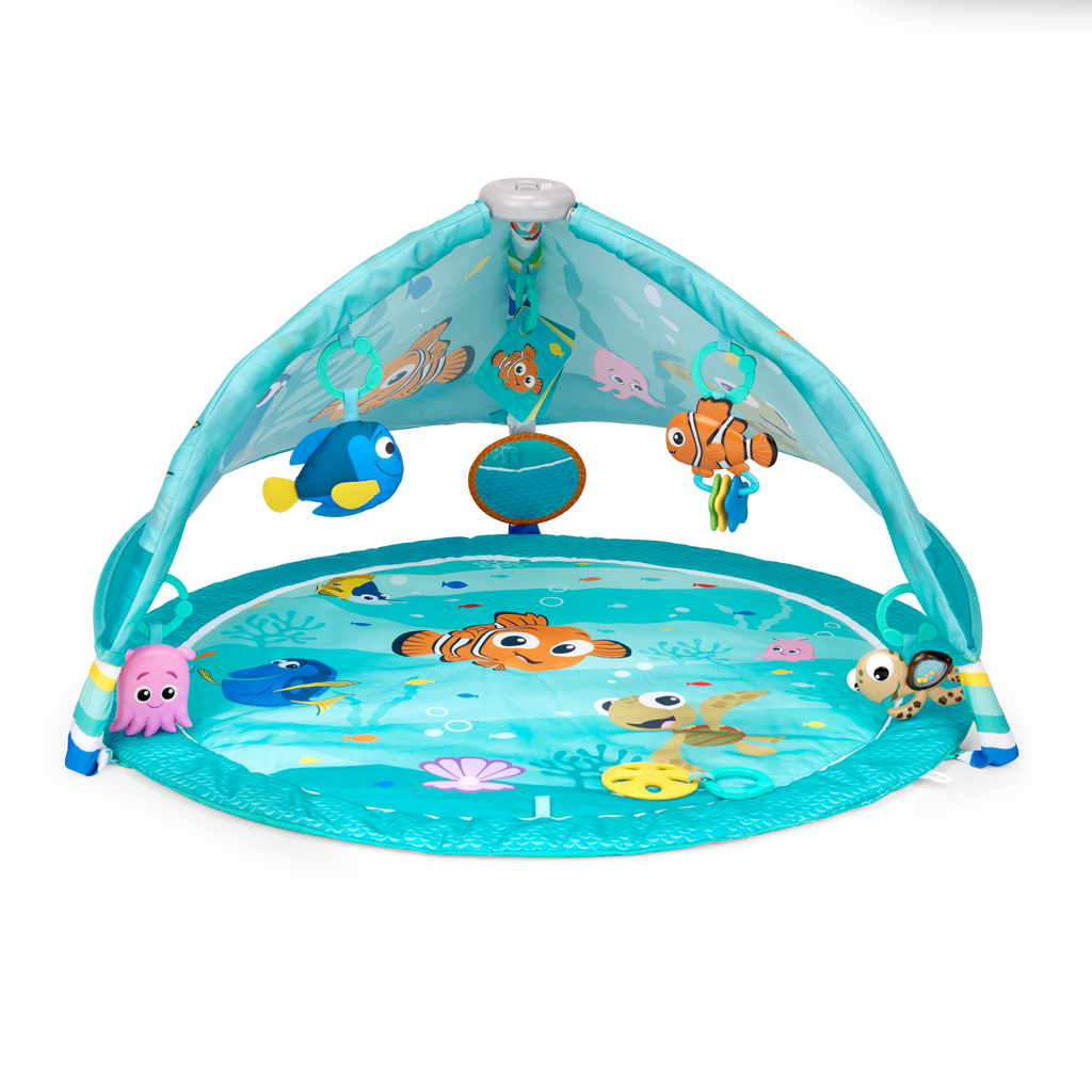 BRIGHT STARTS Deka hracia pre rozvoj motoriky a zmyslov Finding Nemo POP N Wiggle™, 0m+
