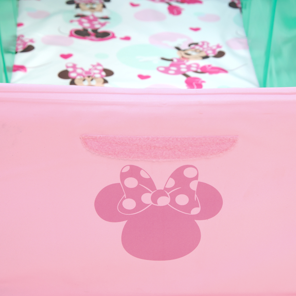 BRIGHT STARTS Vanička na cesty skladacia Minnie Mouse™ TuckAway™, 12m+