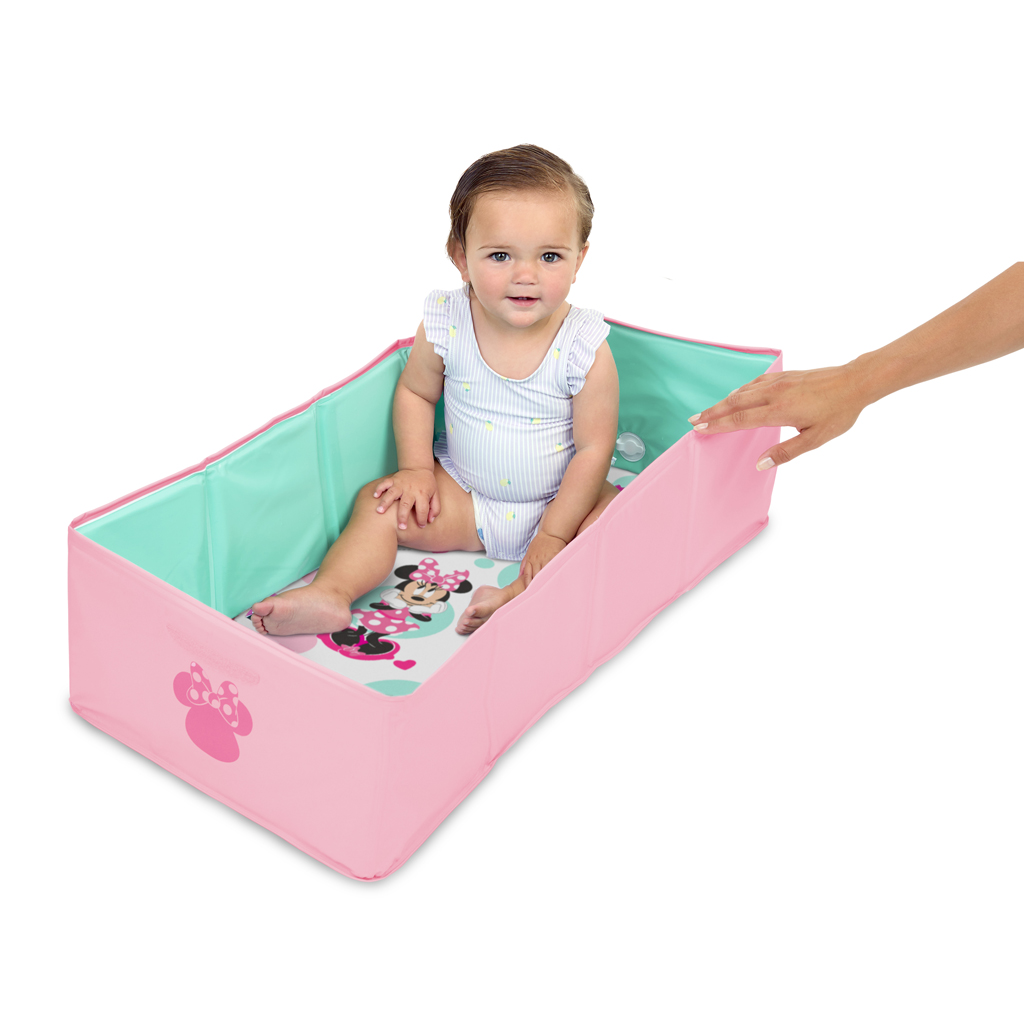 BRIGHT STARTS Vanička na cesty skladacia Minnie Mouse™ TuckAway™, 12m+