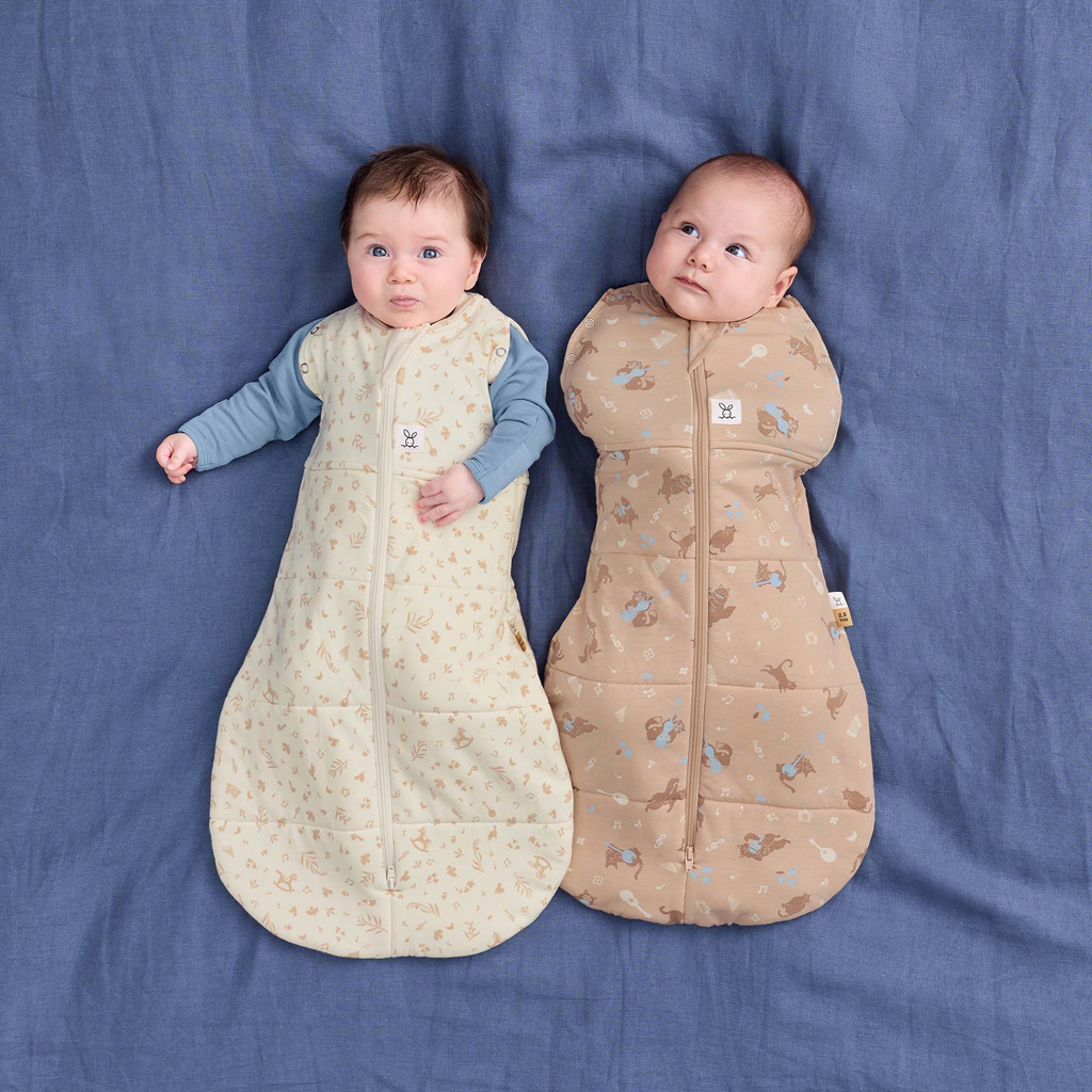 ERGOPOUCH Zavinovačka a pytel na spanie 2v1 Cocoon Lullaby  0-3m, 3-6kg, 2,5tog