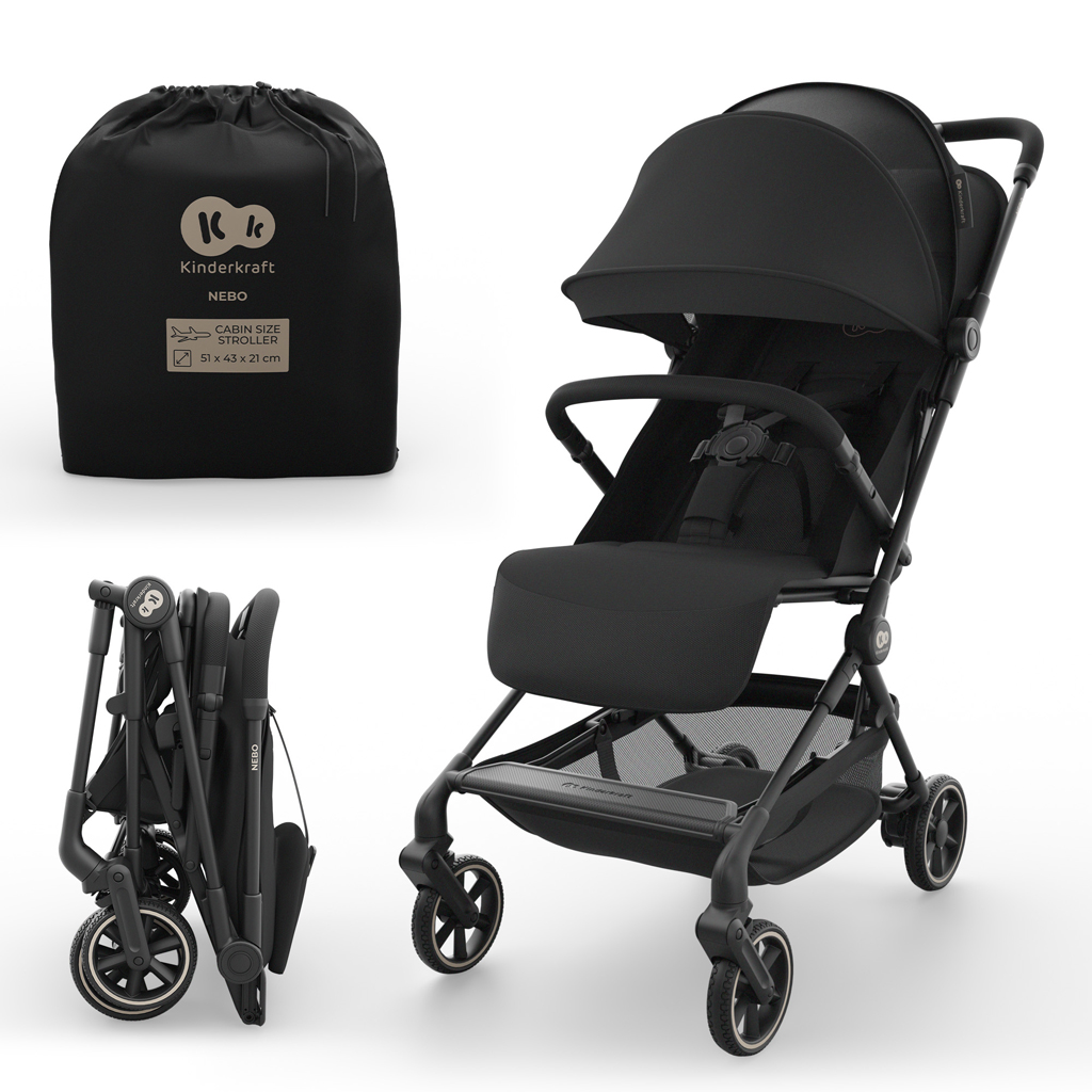 KINDERKRAFT Kočík športový Nebo Midnight Black