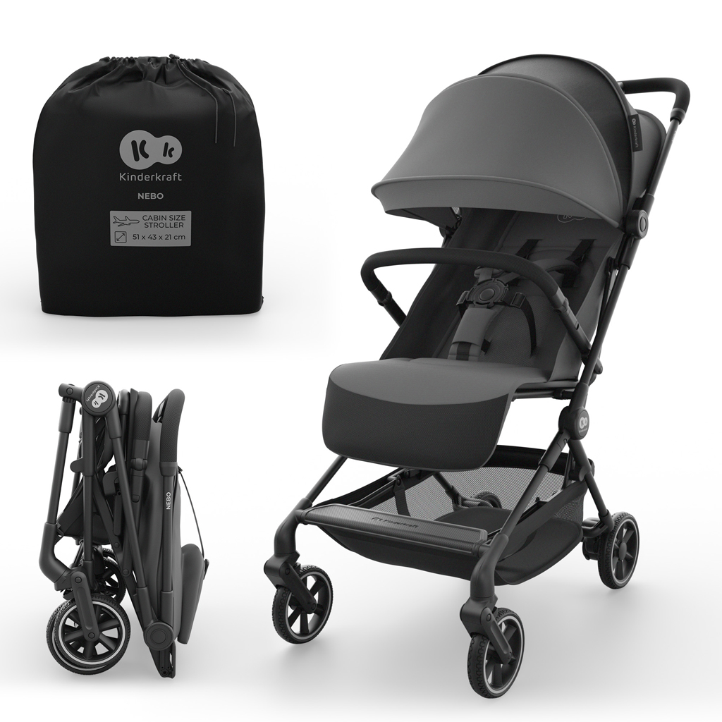 KINDERKRAFT Kočík športový Nebo Platinum Grey