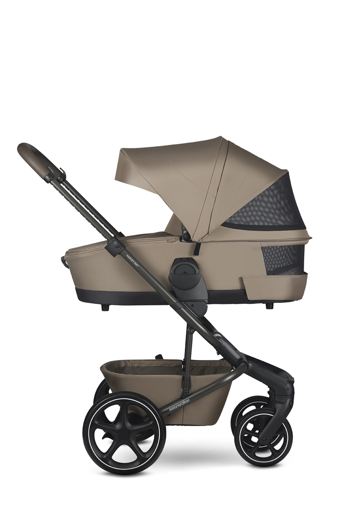 EASYWALKER Set XXL kočík kombinovaný Harvey NXT s príslušenstvom Mocha Brown
