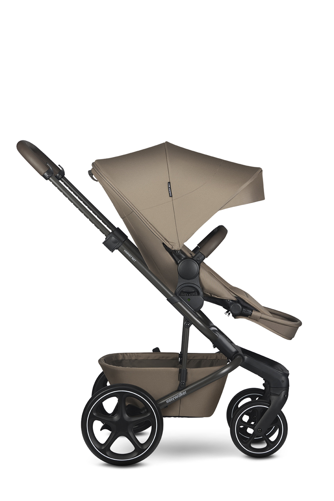 EASYWALKER Set XXL kočík kombinovaný Harvey NXT s príslušenstvom Mocha Brown