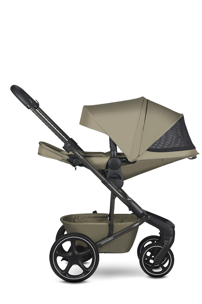 EASYWALKER Set XXL kočík kombinovaný Harvey NXT s príslušenstvom Moss Green
