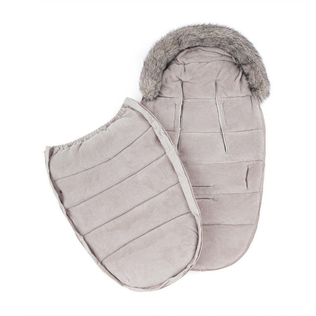 PETITE&amp;MARS Set zimný fusak Comfy 4v1 + rukavice na kočík Fjora Champagne Shower