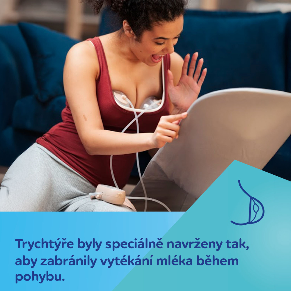 CANPOL BABIES Odsávačka materského mlieka do podprsenky dvojitá MilkShell