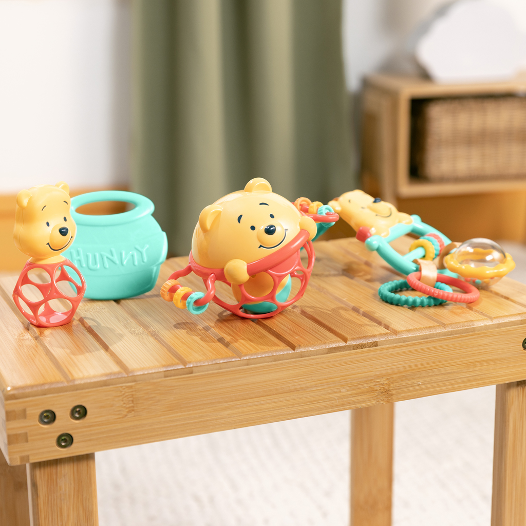 DISNEY BABY Sada darčeková multisenzorická Disney Baby Winnie the Pooh, 0m+