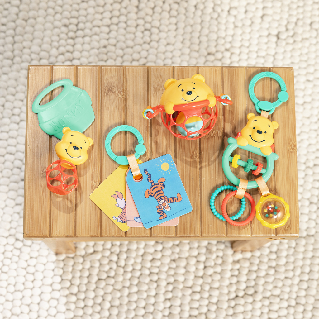 DISNEY BABY Sada darčeková multisenzorická Disney Baby Winnie the Pooh, 0m+