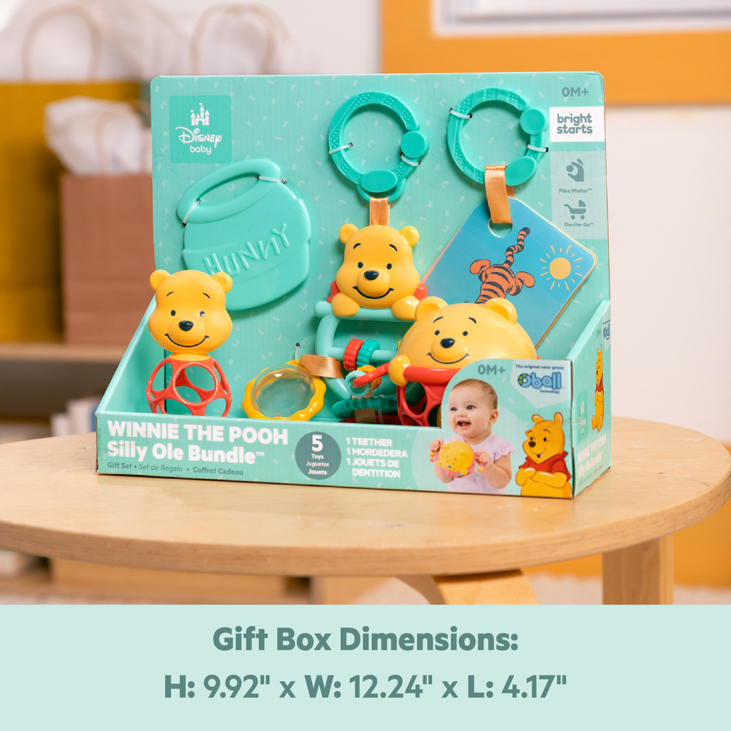 DISNEY BABY Sada darčeková multisenzorická Disney Baby Winnie the Pooh, 0m+