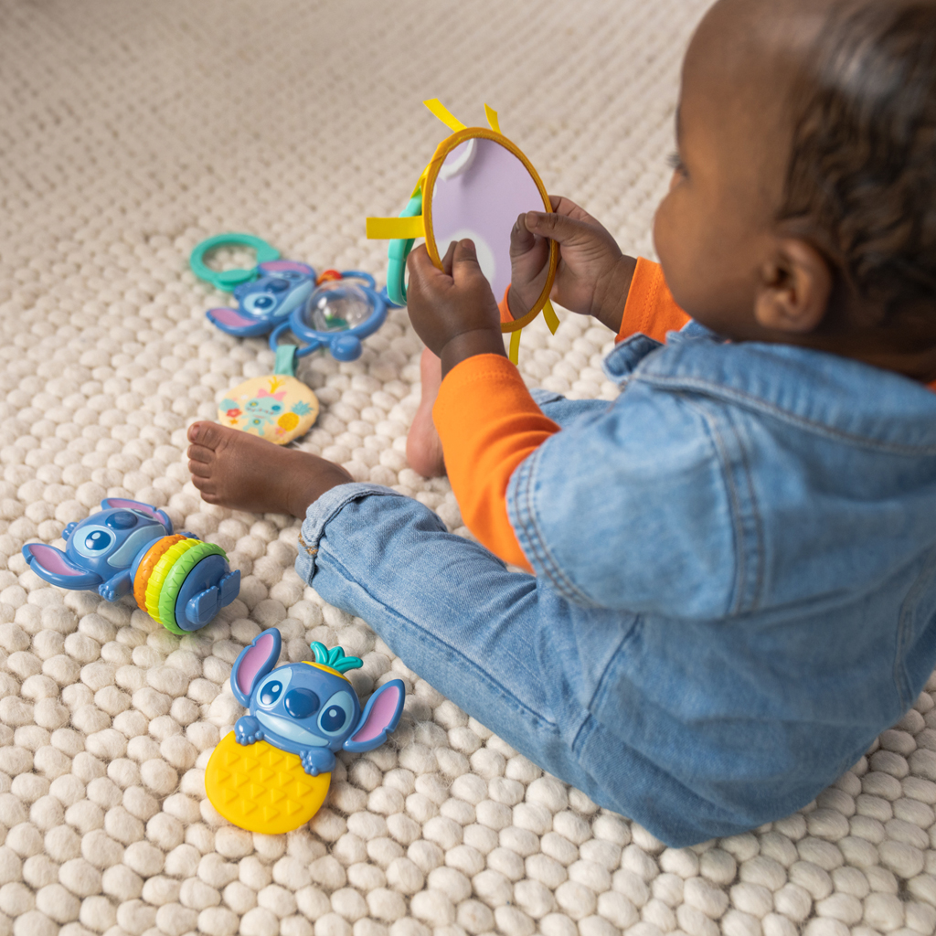 BRIGHT STARTS Sada darčeková multisenzorická Stitch Tropical Treasures™, 3m+