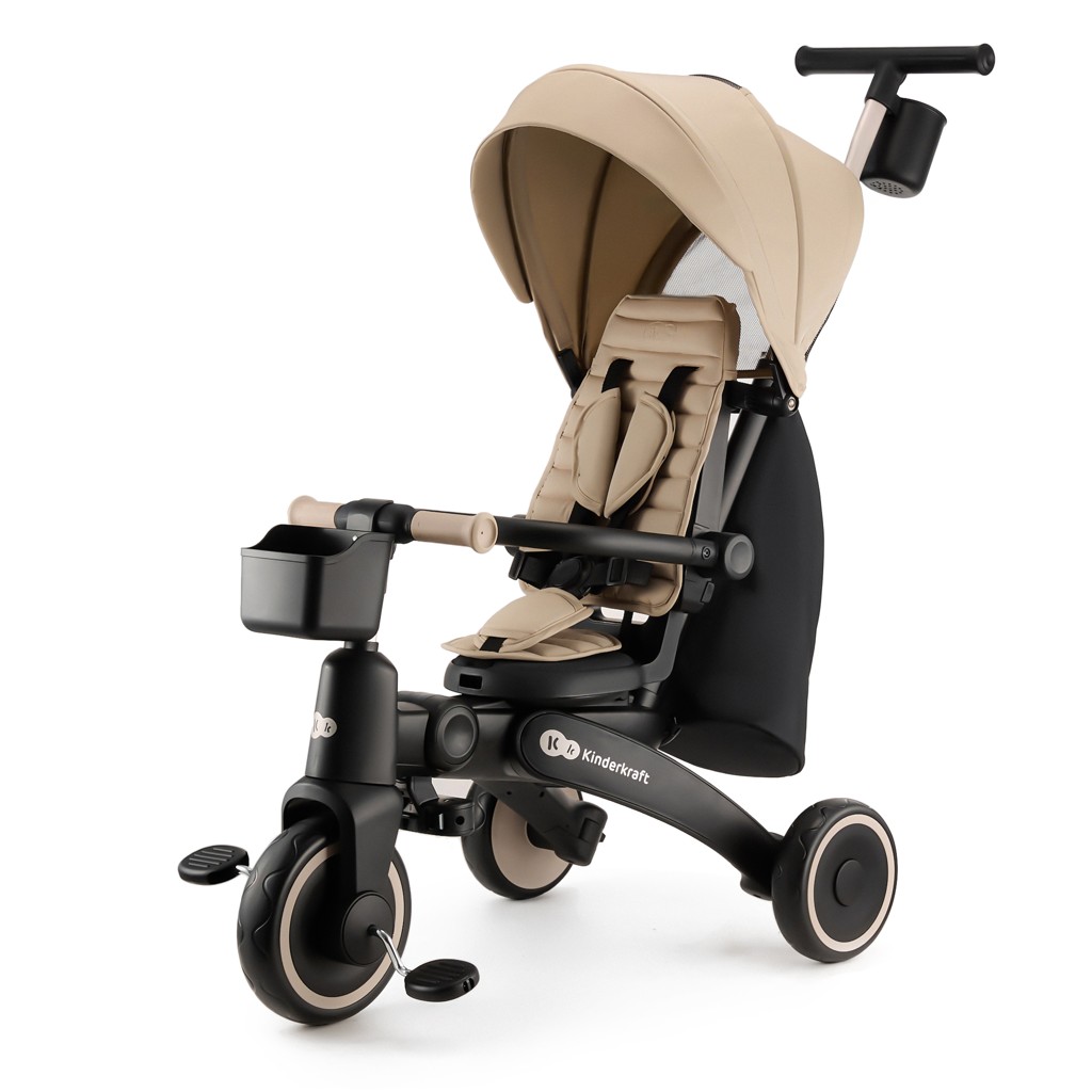 KINDERKRAFT Detská trojkolka Jazz 2 Beige