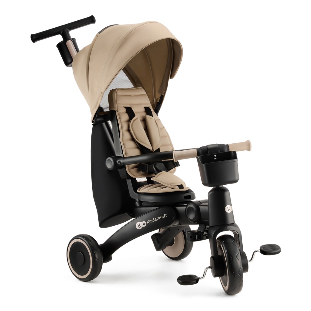 KINDERKRAFT Detská trojkolka Jazz 2 Beige