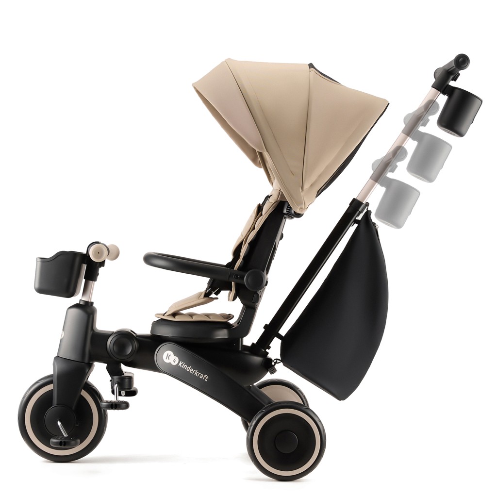 KINDERKRAFT Detská trojkolka Jazz 2 Beige