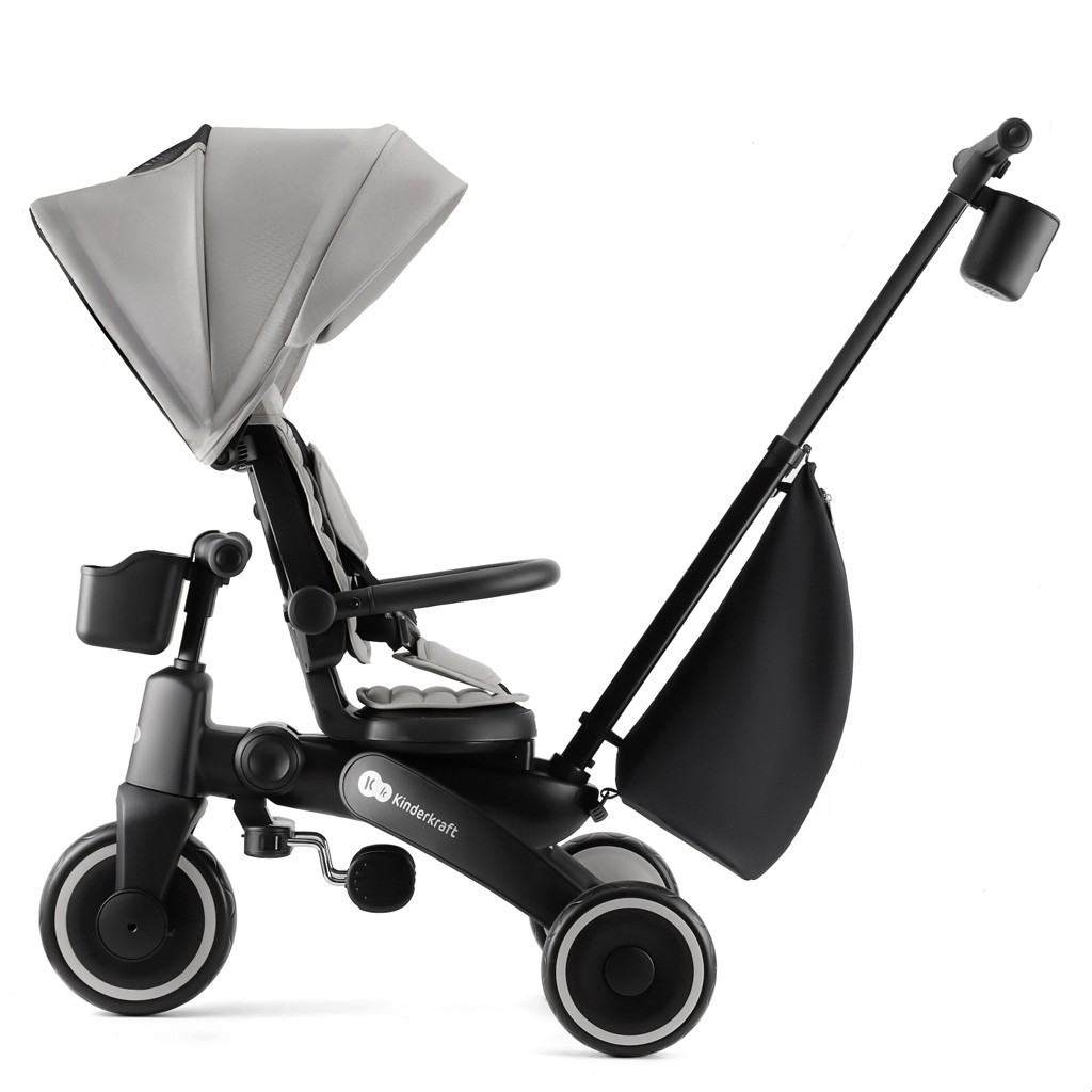 KINDERKRAFT Detská trojkolka Jazz 2 Grey